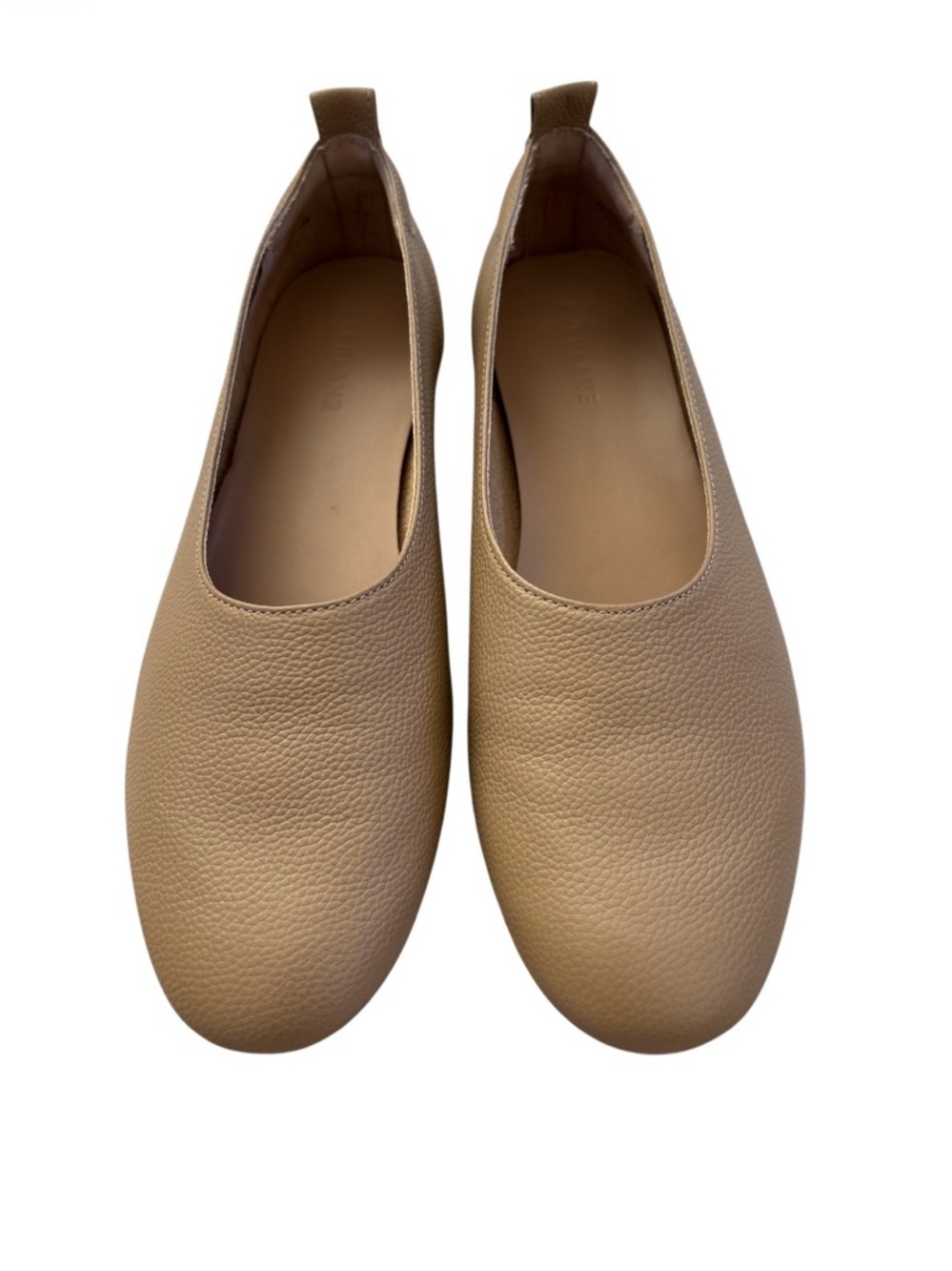 Everlane Tan Leather Ballet Flats 8 NWOB - Picture 5 of 11